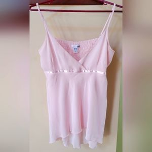 H&M Ladies Pale Pink Flow-y Dress Tank Top